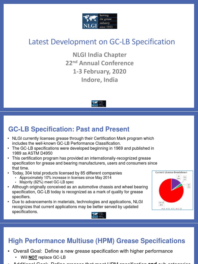 Latest On GC-LB Spec | PDF | Wear | Specification (Technical Standard)