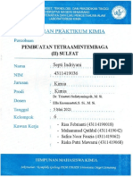 Pemurnian Garam Nacl Secara Rekritalisasi