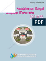 Indikator Kesejahteraan Rakyat Kabupaten Mukomuko 2018