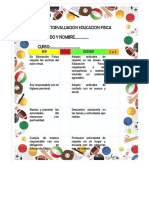 EDUCACION FISICA AUTOEVALUACION 1