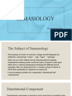 Semasiology 24.05