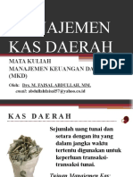 Manajemen Kas Daerah MKD