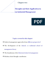Management Thoughts and Their Application in Modern Industrial Management