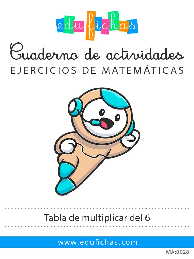 Tabla Del 6 Edufichas PDF
