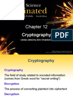 Cryptography: (Slides Edited by Erin Chambers)