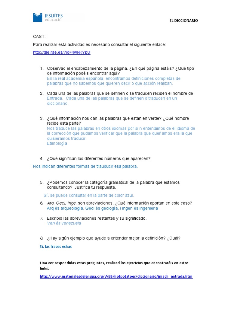 El Diccionario Mag Ts Pdf Diccionario Linguistica
