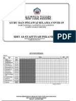 Daftar Hadir Guru Selama Covid