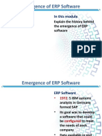 41 - Emergence of ERP Softwares