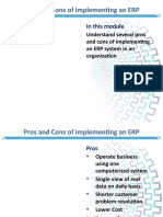 45 - Pros and Cons of Implementing ERP System