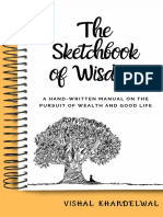 The Sketchbook of Wisdom A Hand Written Manual On The Pursuit of Wealth and Good Life Safal Niveshak PDF Free 1