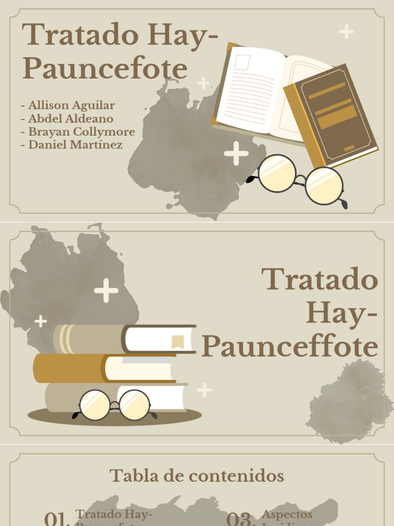 Tratado HayPaucefote PDF canal de Panama Relaciones internacionales