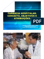 Farmácia Hospitalar: conceitos e atribuições