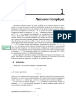 Números complejos: propiedades y operaciones