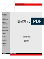 EtherCAT Cable Connectors and LED Diagnosis