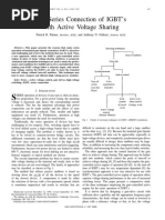 X - The Series Connection of IGBT's With Active Voltage Sharing