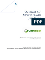 En - Omnicast Archive Player User Guide 4.7