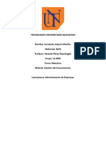 Tarea 1, Diferencia Entre Datos, Información y Conocimiento