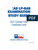 Texas Lp-Gas Examination Study Guide: DOT Cylinder Filler Employee Level