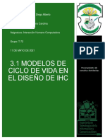 3.1 Modelos de Ciclo de Vida en El Diseño IHC