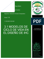 3.1 Modelos de Ciclo de Vida en el Diseño IHC