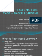 Teaching Tips: Task - Based Learning