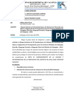 INFORME #002-2021 - Instalación de Sistema de Cloración Por Goteo.