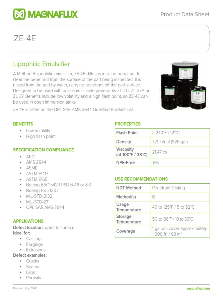 Lipophilic Emulsifier Product Data Sheet PDF Emulsion Chemistry