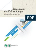 WPS-271 Facteurs Déterminants Des IDE en Afrique