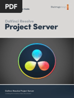 DaVinci Resolve Project Server User Guide