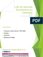 Análisis de los sectores Económicos en Colombia