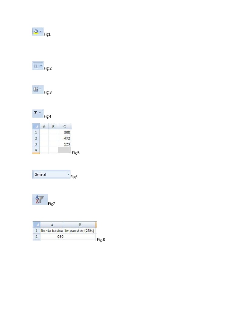 Figuras Examen Excel | PDF
