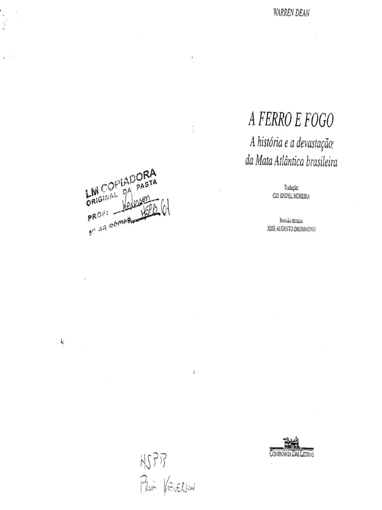 DEAN Warren A Ferro e PDF