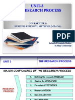 Unit 3-The Research Process