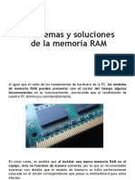 Problemas y soluciones de la memoria RAM