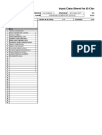 Input Data Sheet For E-Class Record: Region Division District School Name School Id