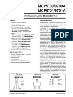 Mcp9700/9700A Mcp9701/9701A: Low-Power Linear Active Thermistor Ics