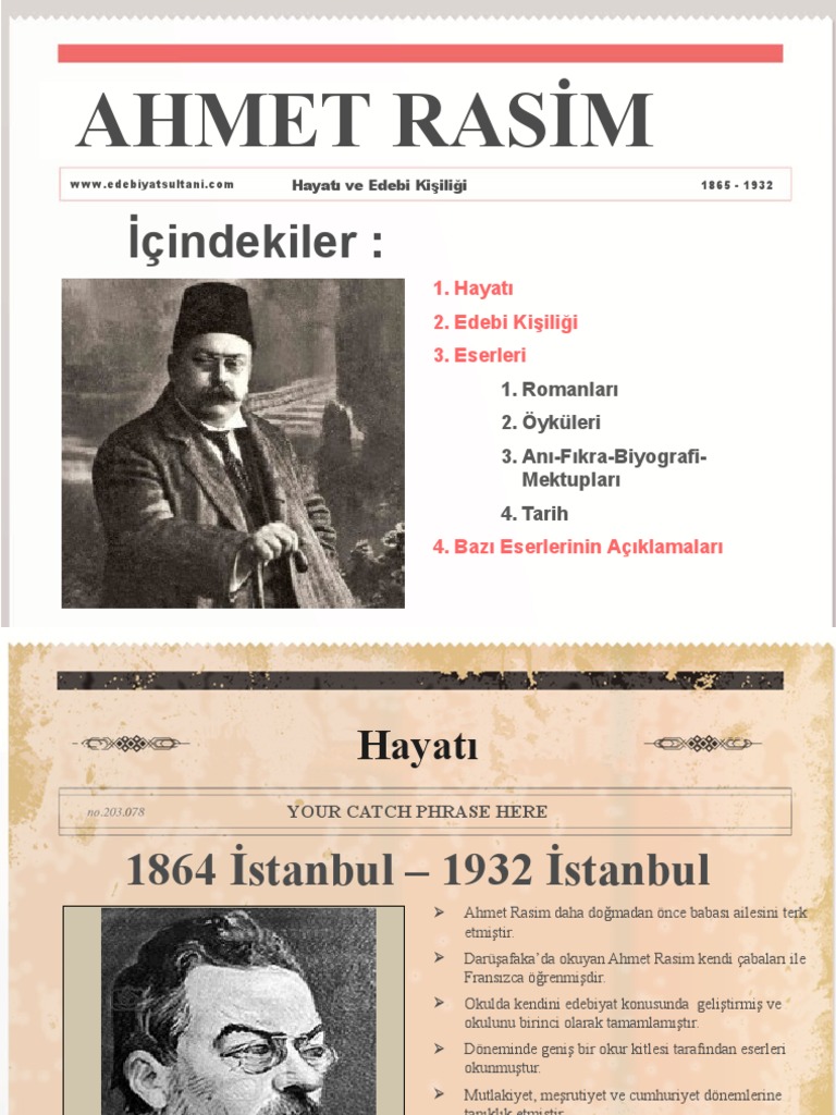 Ahmet Rasim | PDF