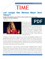 Can Google Star Marissa Mayer Save Yahoo