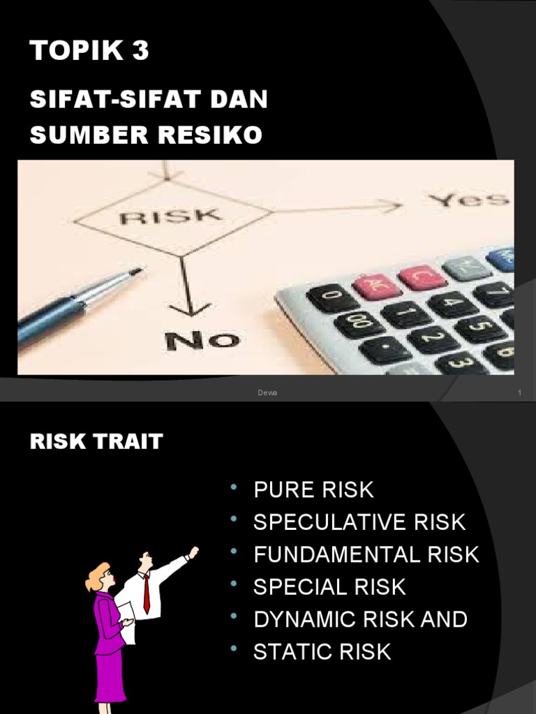 Mr3 - Konsep Resiko Sifat-Sifat Dan Sumber Resiko | PDF