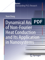 Dynamical Analysis of Non - Fourier Heat Conduction and Its Application in Nanosystems - Yuan Dong