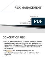 Risk & Risk Management