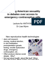 Imagining American Sexuality in Debates Over Access To Emergency Contraceptive Pills