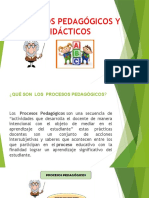 Procesos Pedagógicos y Didácticos1
