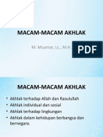 Macam Akhlak