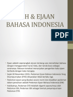 EJAAN DAN BAHASA