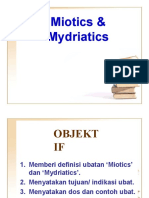 Miotics & Mydriatics