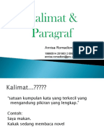 3. Kalimat  Paragraf