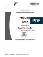 Prediksi US Agama Hindu SMA