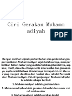 Ciri Gerakan Muhammadiyah