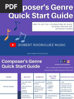 Composer's Genre QuickStart Guide